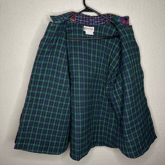 Vtg Patch Magic Plaid Quilted Jacket Women’s Size S - Picture 6 of 7